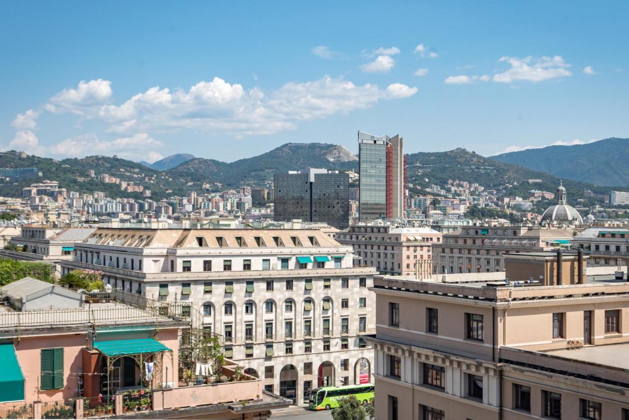 Joivy Penthouse Flat With Terrace Appartement Genua Buitenkant foto
