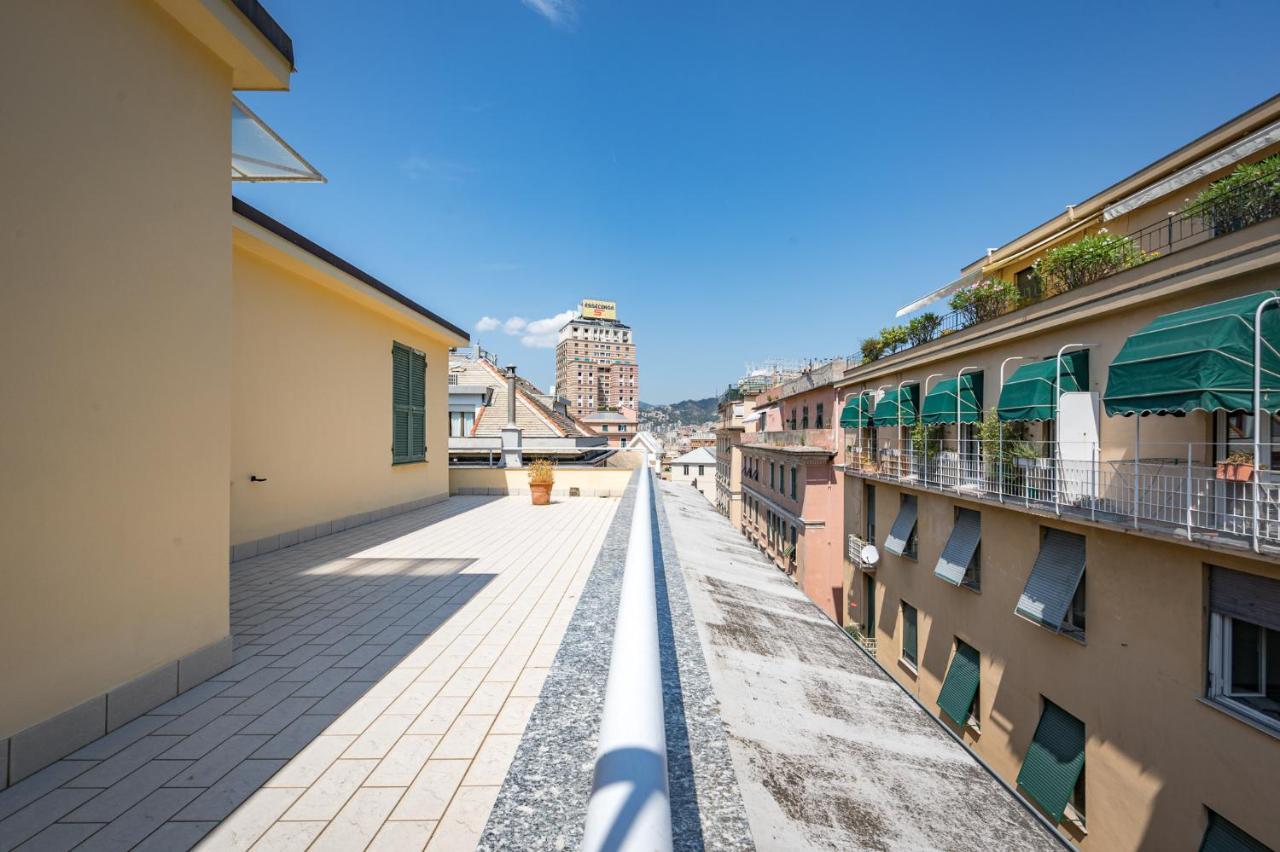Joivy Penthouse Flat With Terrace Appartement Genua Buitenkant foto