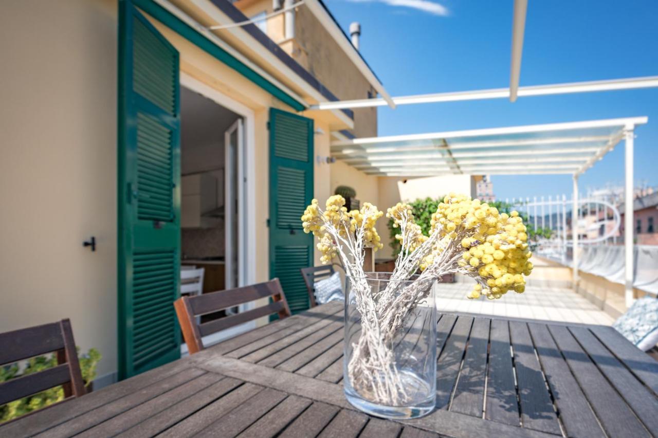 Joivy Penthouse Flat With Terrace Appartement Genua Buitenkant foto